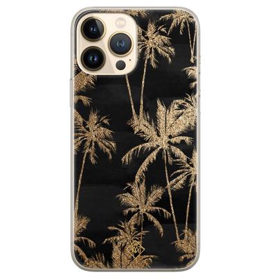 iPhone 13 Pro Max siliconen hoesje - Palmbomen