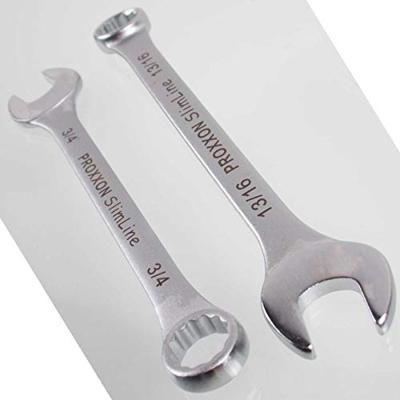 PROXXON ring-steeksleutel set "slimline" ring spanner set zoll 12-tlg.