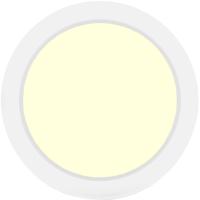 LED Downlight Pro - 18W Opbouw Rond - Warm Wit 3000K - Mat Wit Kunststof - thumbnail