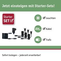 Paulmann 93697 Verlichtingssysteem Plug&Shine LED-buiteninbouwlampen (basisset) Set van 3 stuks LED 7.5 W Warmwit Zilver - thumbnail