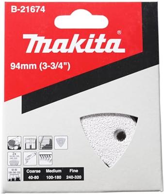 Makita Accessoires Schuurvel K60/K80/K100/K240/K320 White Velcro - B-21674 - B-21674 Makita Accessoires Schuurvel K60/K80/K100/K240/K320 White Velcro - B-21674 - B-21674