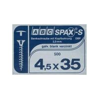Spax spaanplaatschroef vz pk 4.5x40mm pz2 met kopboring - thumbnail