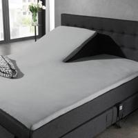 Dreamhouse Splittopper Katoen Hoeslaken Grijs 180 x 220 - thumbnail