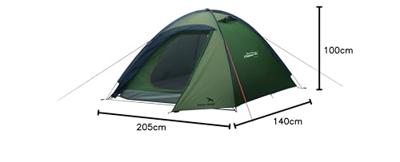 Easy Camp Meteor 300 Rustic Green tent