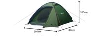 Easy Camp Meteor 300 Rustic Green tent - thumbnail