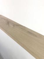 Rustiek eiken zwevende wandplank 25mm massief recht 120 x 19 cm - thumbnail