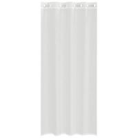 Gordijnen voile met doorvoertules 2 st wit - thumbnail