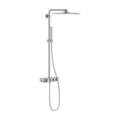 Regendoucheset GROHE Euphoria SmartControl System Cube 31 cm met Glijstang en Handdouche Supersteel