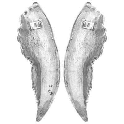 VidaXL Vleugels beeldhouwwerk zilver 31 x 5 x 91 cm aluminium