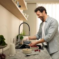 Hansgrohe Talis Select M54 PowderSpray ééngreeps keukenkraan Semi-Pro 3jet, chroom - thumbnail