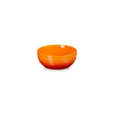 LE CREUSET - San Francisco - Ontbijtkom Coupe 16cm Oranjerood