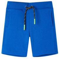 VidaXL Kindershort met trekkoord 104 blauw - thumbnail