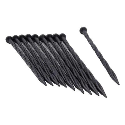 Nature grondpennen 10 st 20 cm zwart