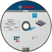Bosch Accessoires Doorslijpschijf recht Standard for Metal A 30 S BF, 230 mm, 22,23 mm, 3,0 mm 1 stuks - 2608603168 - thumbnail