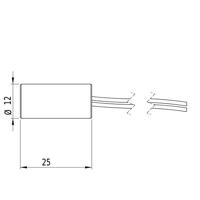 Picotronic Lasermodule Punt Rood 1 mW DD635-1-5(12x25) - thumbnail