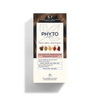 Phytocolor Permanente Haarkleuring 5.7 Chatain Clair Marron Intense en Natuurlijke Kleur - thumbnail