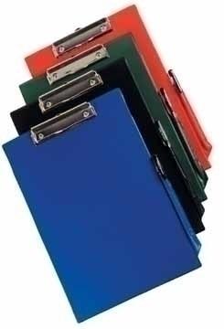 Q-CONNECT klemplaat, PP, ft A4, blauw