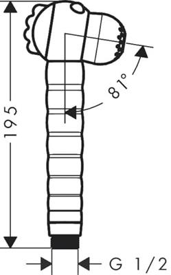 Handdouche Voor Kinderen Jocolino HansGrohe Krokodil 2 Jet
