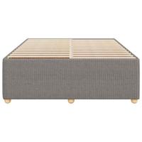 Bedframe zonder matras stof taupe 140x190 cm - thumbnail