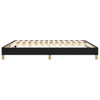 Bedframe zonder matras stof zwart 160x200 cm - thumbnail