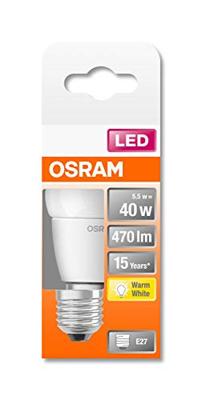 OSRAM HOMELIGHTING 4058075431034 LED-lamp Energielabel F (A - G) E27 Peer 4.9 W = 40 W Warmwit (Ø x l) 45 mm x 79 mm 1 stuk(s)