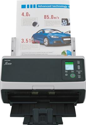 Ricoh fi-8170 ADF-/handmatige invoer scanner 600 x 600 DPI A4 Zwart, Grijs