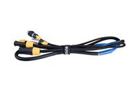 Eurolite DMX IP T-con 3-pin XLR combikabel 1,5 meter - thumbnail