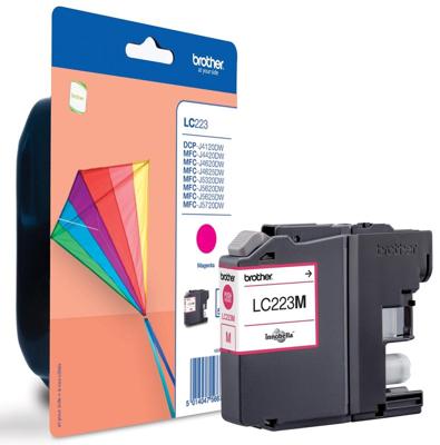 Brother inktcartridge, 600 pagina&apos;s, OEM LC-223M, magenta