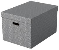 Esselte Home opbergdoos, ft 35,5 x 51 x 30,5 cm, grijs, pak van 3 stuks - thumbnail