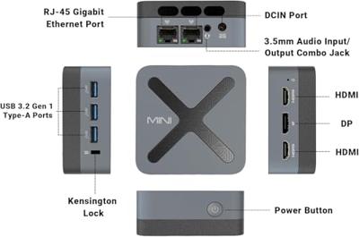 Minix Mini-PC (HTPC) NEO Z97 Intel® N N97 3.6 GHz 12 GB RAM 512 GB SSD Intel MINIX NEO Z97