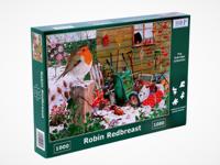 Robin Redbreast Puzzel 1000 Stukjes - thumbnail