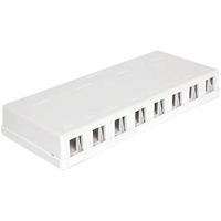 DeLOCK Keystone Surface Mounted Box 8 Port behuizing - thumbnail
