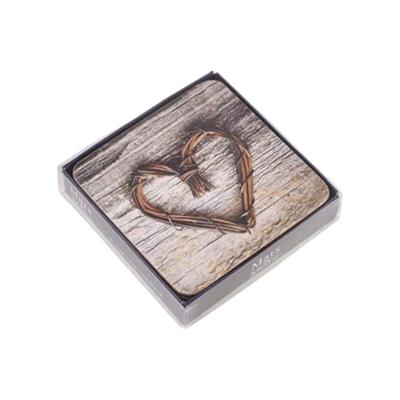 Onderzetters Hart Twijgen (Set van 6)