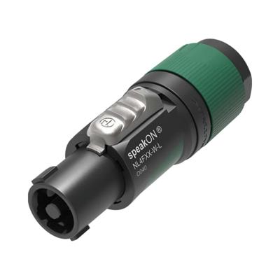 Neutrik NL4FXX-W-L Luidsprekerconnector Stekker, recht Aantal polen: 4 Zwart-groen 1 stuk(s)