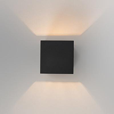 QAZQA Set van 4 moderne wandlampen zwart - Transfer