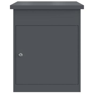 Pakket inwerp box Antraciet 44 x 35 x 59 cm Staal Pakket inwerp box Antraciet 44 x 35 x 59 cm Staal