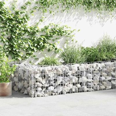 VidaXL Gabion mand 300x30x50 cm gegalvaniseerd staal