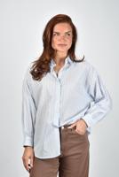 Academia blouse Giorgia 76D7-620 light blue striped - thumbnail