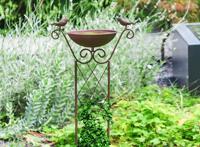 HI Vogelvoederbak met plantensteun - Bruin - thumbnail