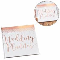 Ginger Ray wedding planner boekje roségoudkleurig 21 cm | 20 stuks - thumbnail