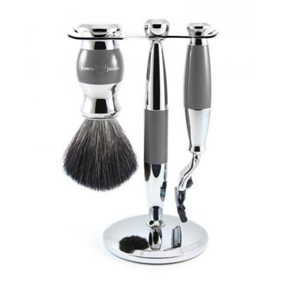 Edwin Jagger Shaving Sets Gilette Mach 3 Grey and Chrome Mach 3 Set Set Ref.S21M365CR