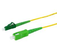 LogiLink FPSLS10 Glasvezel Optische vezel Aansluitkabel 10 m Geel [1x SC APC-stekker - 1x LC APC-stekker] 9/125 µ Singlemode - thumbnail