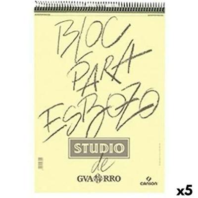 Tekenblok Canson A5 50 Lakens (5 Stuks)