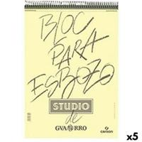 Tekenblok Canson A5 50 Lakens (5 Stuks) - thumbnail