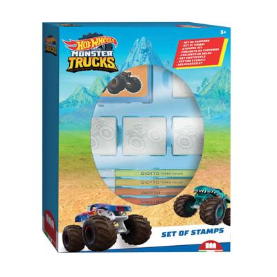 Multiprint Hot wheels stempelset met 4 stempels Multiprint Hot wheels stempelset met 4 stempels