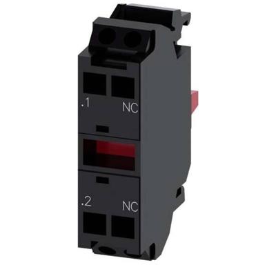 Siemens 3SU1400-1AA10-3CA0 - Contactmodule met 1 schakelelement, 1NC, veerdrukaansluiting