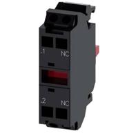 Siemens 3SU1400-1AA10-3CA0 - Contactmodule met 1 schakelelement, 1NC, veerdrukaansluiting - thumbnail