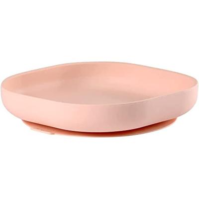 Silicone bord met zuignap BEABA roze