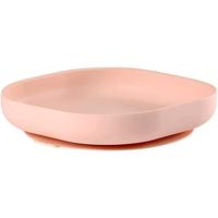 Silicone bord met zuignap BEABA roze - thumbnail
