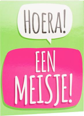 Surprise Card - Hoera een meisje